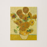 Puzzle Sunflowers de Vincent Van Gogh<br><div class="desc">Sunflowers de Vincent Van Gogh</div>