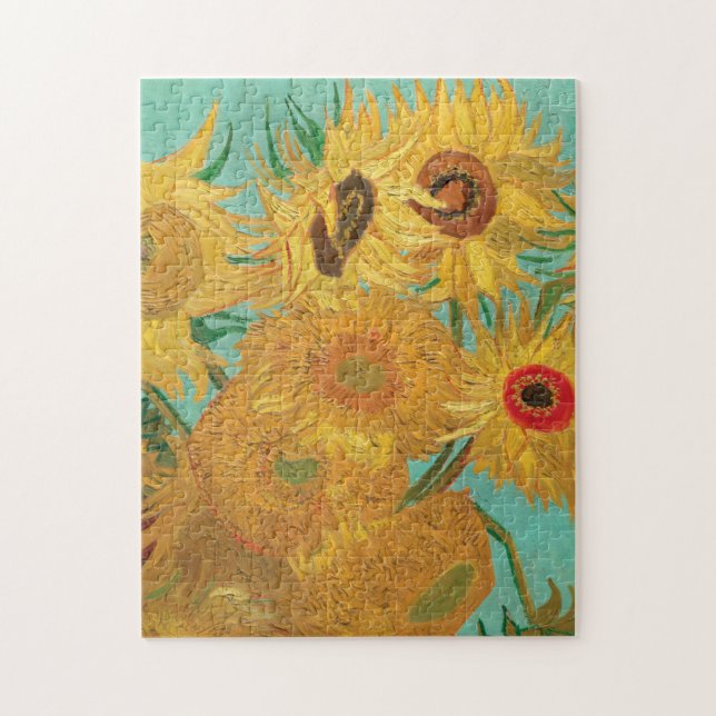 Puzzle Sunflowers de Vincent Van Gogh (Vertical)