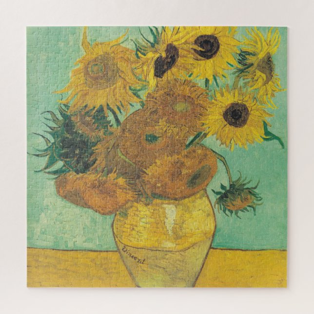 Puzzle Sunflowers de Vincent Van Gogh (Vertical)