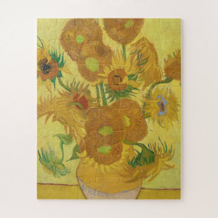 Puzzle Sunflowers de Vincent van Gogh (1888)
