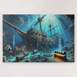 Puzzle Sunken Pirate Shipwreck Nautical Deep Sea Treasure