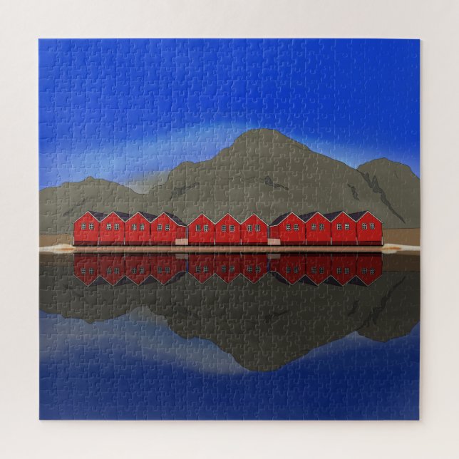 Puzzle Sunndalsøra Noruega (Vertical)