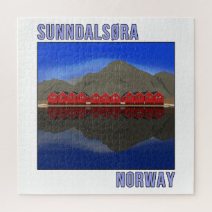 Puzzle Sunndalsora Noruega Escandinavia