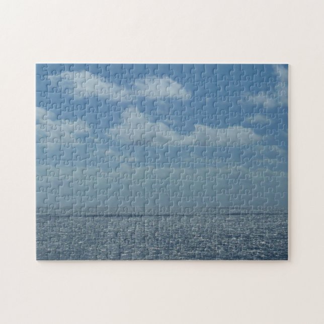 Puzzle Sunny Caribbean Sea Blue Ocean (Horizontal)