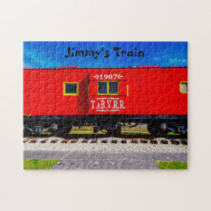 Puzzle Sunny Day Red Caboose Juego de Cerebro Regalo