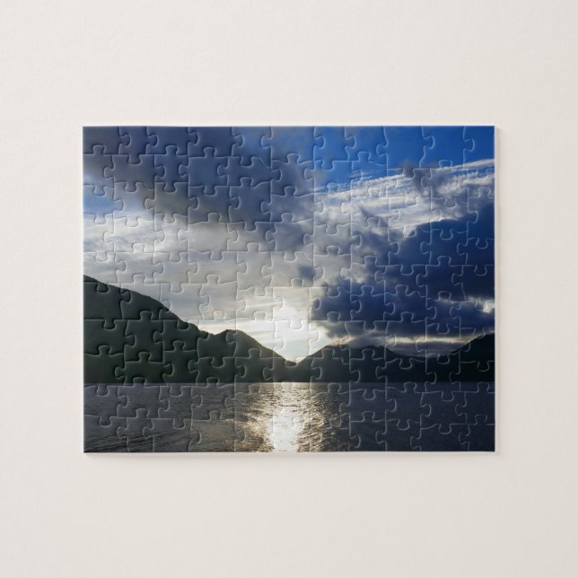 Puzzle Sunrise at Lake Crescent (Horizontal)