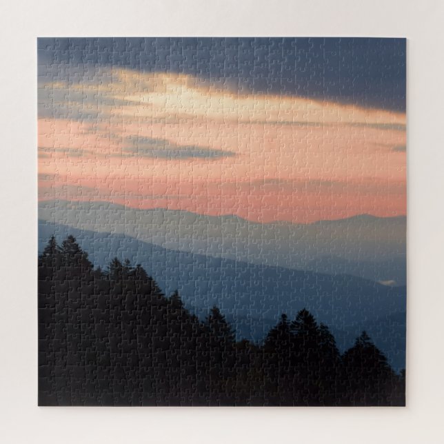 Puzzle Sunrise at Newfound Gap - Smoky Mountains - 20x20 (Vertical)