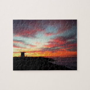 Puzzle Sunrise at Newport Beach, CA
