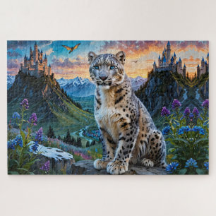 Puzzle Sunrise Leopard Castles