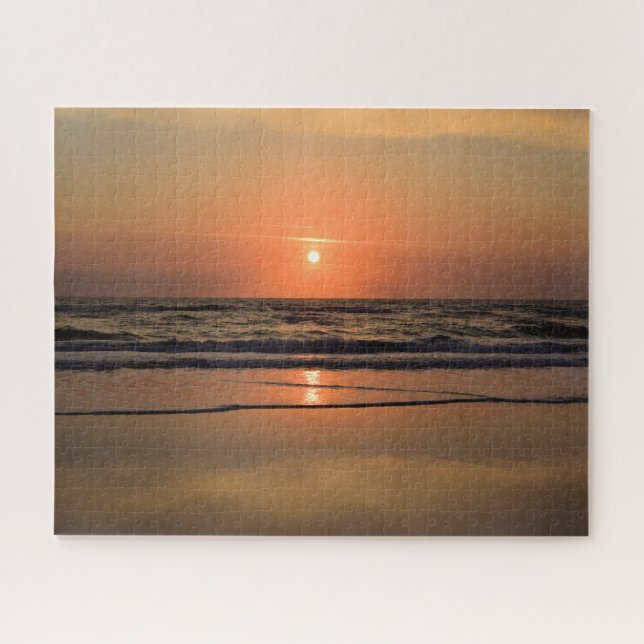 Puzzle Sunrise on Cocoa Beach, Florida - 16x20 (Horizontal)