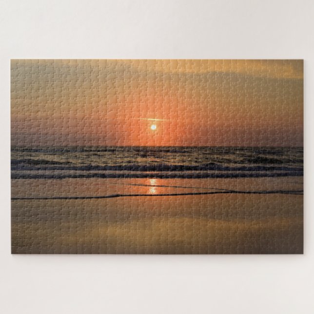 Puzzle Sunrise on Cocoa Beach, Florida - 20x30 (Horizontal)