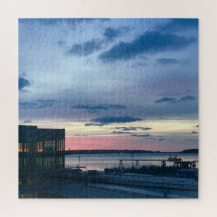 Puzzle Sunrise Over Portland ME, Maine Photography
