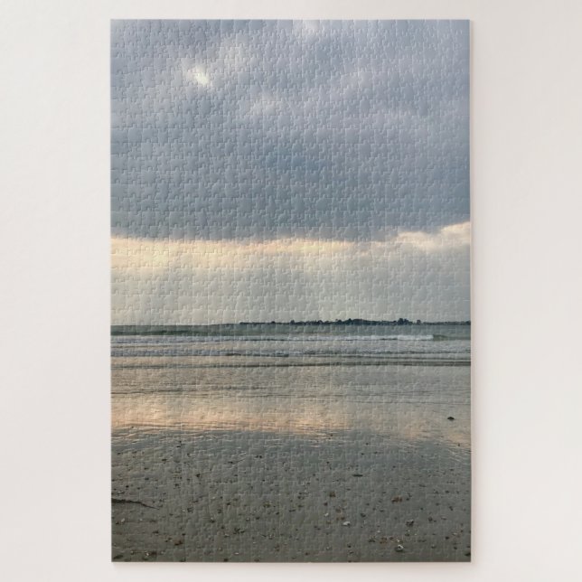 Puzzle Sunrise West Wittering Beach Chichester Sussex Rei (Vertical)