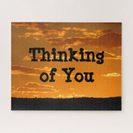 Puzzle Sunset Bright Naranja Sky Photo Evending Sun Setti