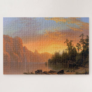 Puzzle Sunset, California, Albert Bierstadt