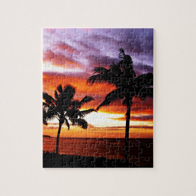 Puzzle Sunset de Hawái (Vertical)