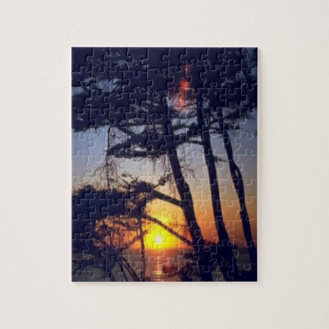 Puzzle Sunset de Isla Tropical (Vertical)