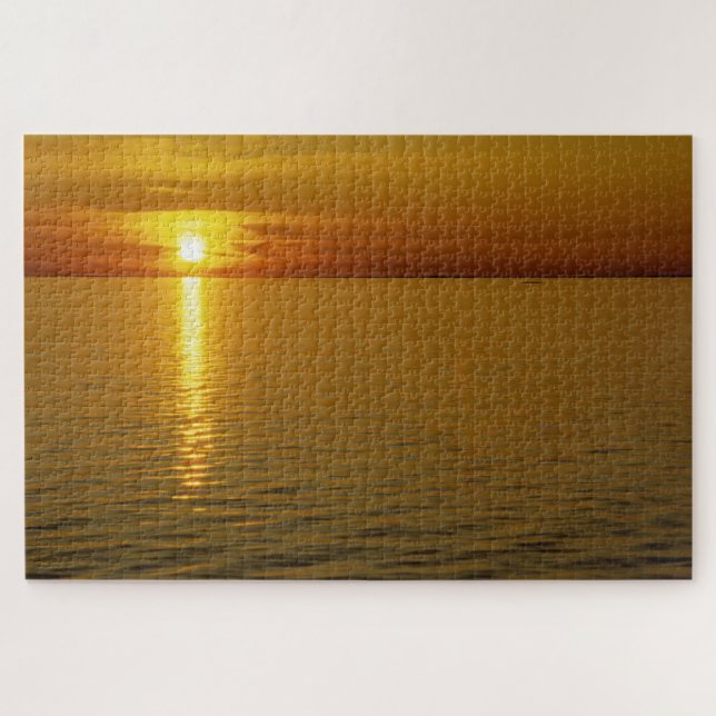 Puzzle Sunset de las Islas Suecas. (Horizontal)