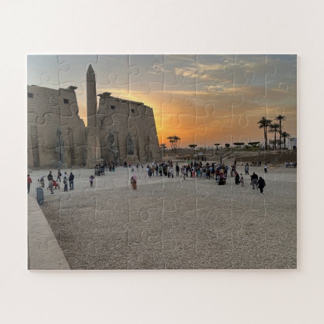 Puzzle Sunset en Luxor (Horizontal)