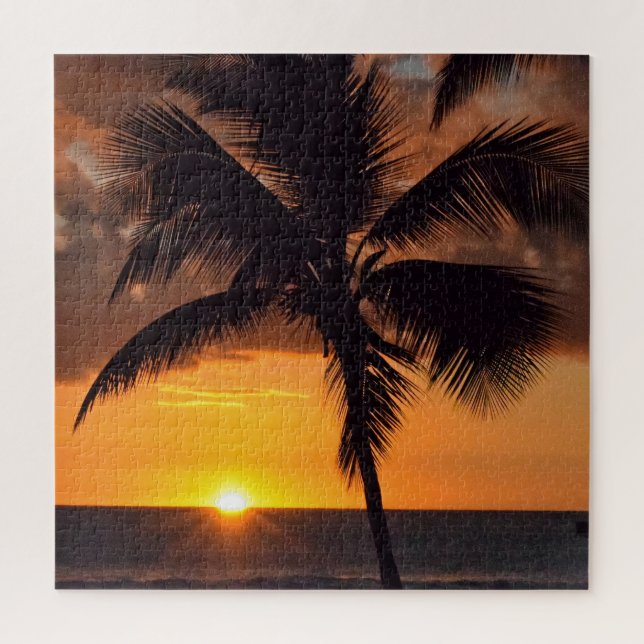 Puzzle Sunset hawaiano - 20x20 - 676 pc (Vertical)