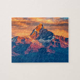 Puzzle Sunset Himalaya Montañas de la Nieve Nepal Viaje