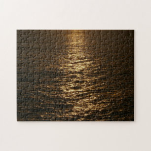 Puzzle Sunset on the Water Resumen Fotografía del Océano