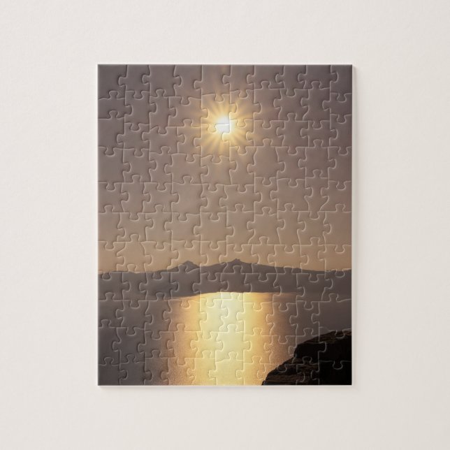 Puzzle Sunset over Crater Lake (Vertical)