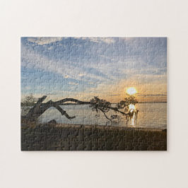 Puzzle Sunset Over East Bay