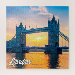 Puzzle Sunset Over Londres, Inglaterra, Reino Unido