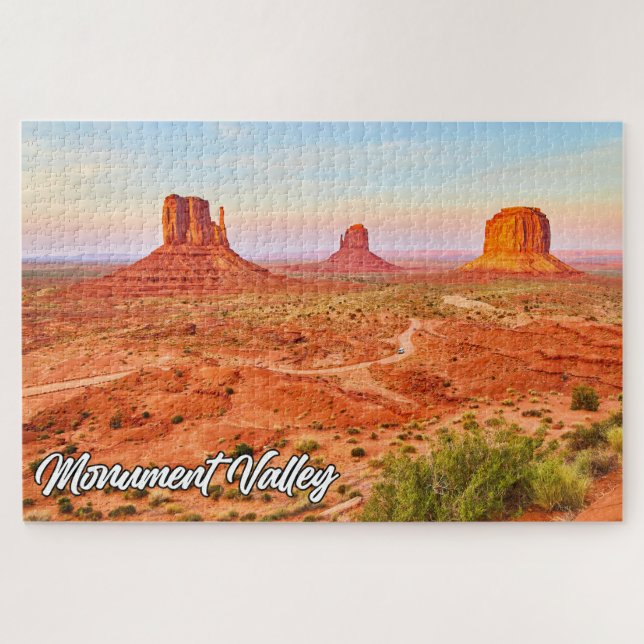 Puzzle Sunset Over Monument Valley, Arizona, Estados Unid (Horizontal)