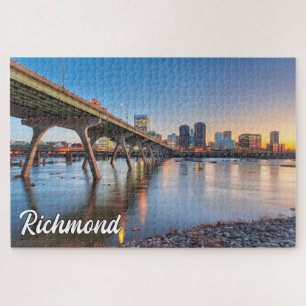 Puzzle Sunset Over Richmond, Virginia, Estados Unidos