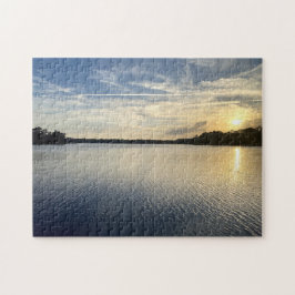 Puzzle Sunset sobre el lago Wildcat