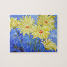 Puzzle Sunshine de la naturaleza - margaritas amarillas