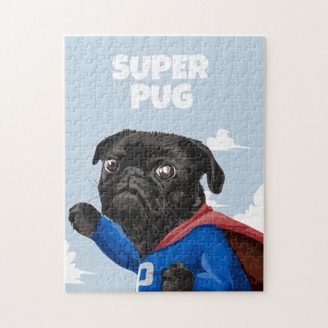 Puzzle Super Pug (Vertical)