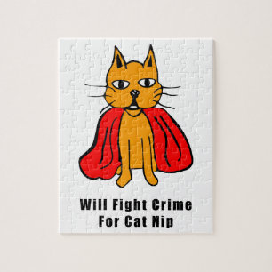 Puzzle Supergato Luchar contra el crimen por cazar ( agre