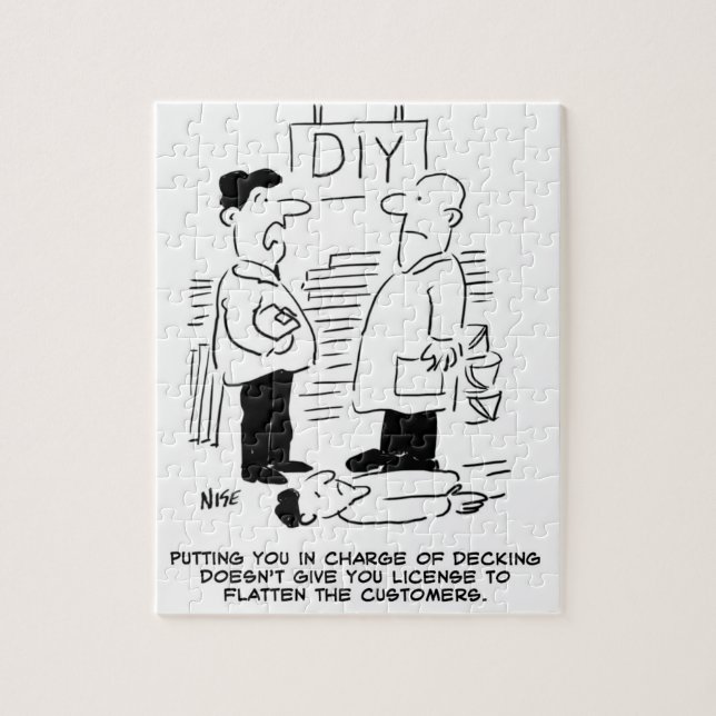 Puzzle Superstore Retail Shop Worker y Shop Manager (Vertical)