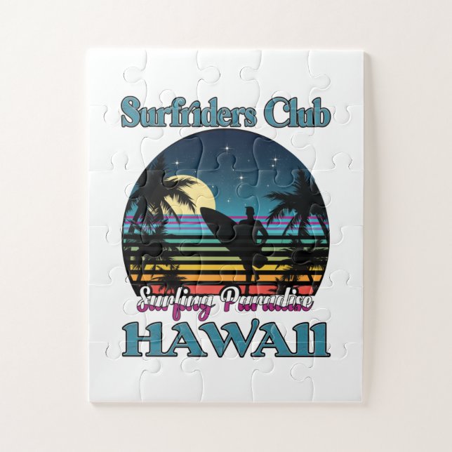 Puzzle Surf riders Club, Surfing Paradise, Hawaii (Vertical)