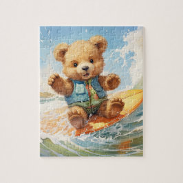Puzzle Surf Teddy Bear Puzzle:
