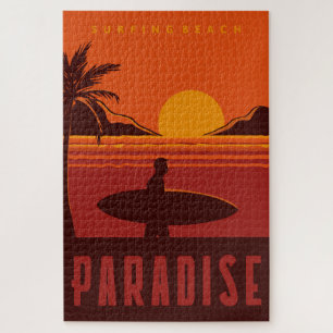 Puzzle Surfing Beach Paradise