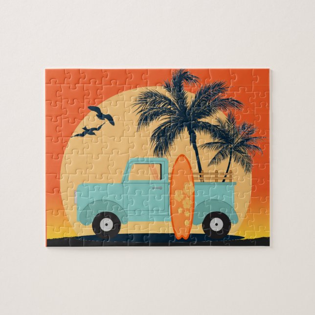 Puzzle Surfing Retro Jigsaw (Horizontal)