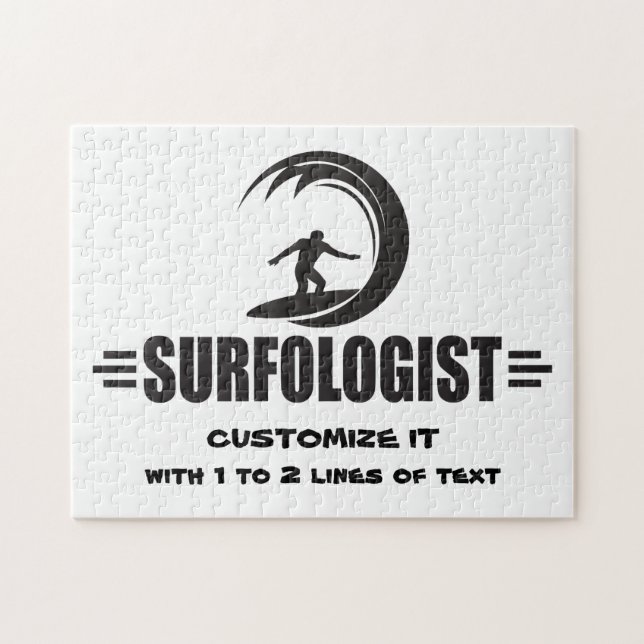 Puzzle Surfista personalizado (Horizontal)