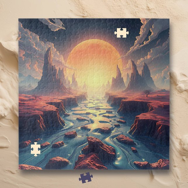 Puzzle Surreal Dream World Ethereal Ai Art (Subido por el creador)