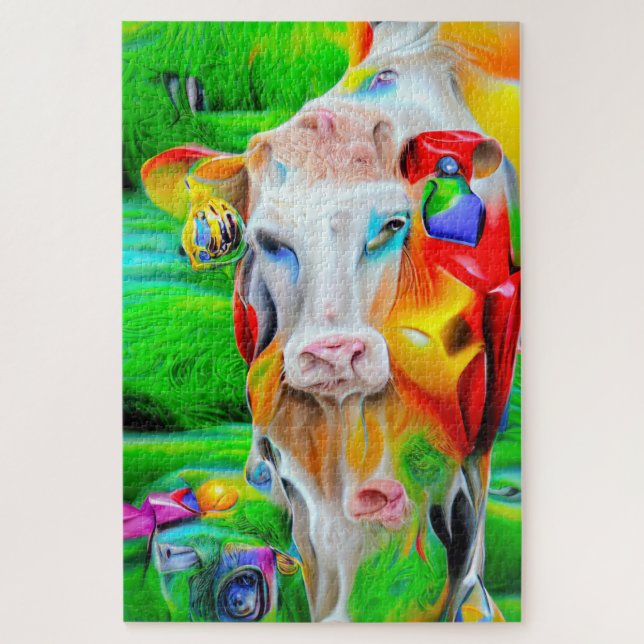 Puzzle Surreal Farm Art (Vertical)