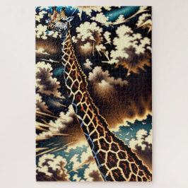 Puzzle Surreal Giraffe – Artistic Animal Design