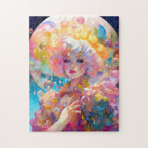 Puzzle Surreal Lady Fantasy Art