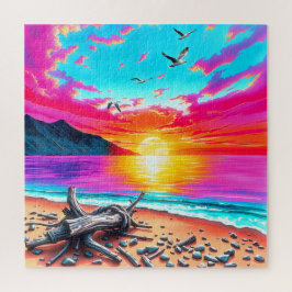 Puzzle Surreal Sunset Beach