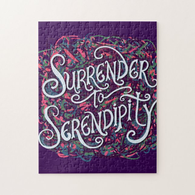 Puzzle Surrender to Serendipity (Vertical)