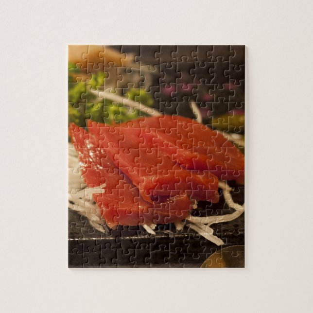 Puzzle Sushi Atún Atún Fiesta Tiempo Comida De Pescado (Vertical)