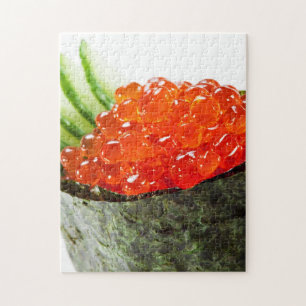 Puzzle Sushi de Ikura (hueva de color salmón) Gunkan Mak