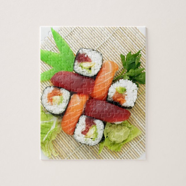 Puzzle Sushi japonés delicioso delicioso alimento asiátic (Vertical)